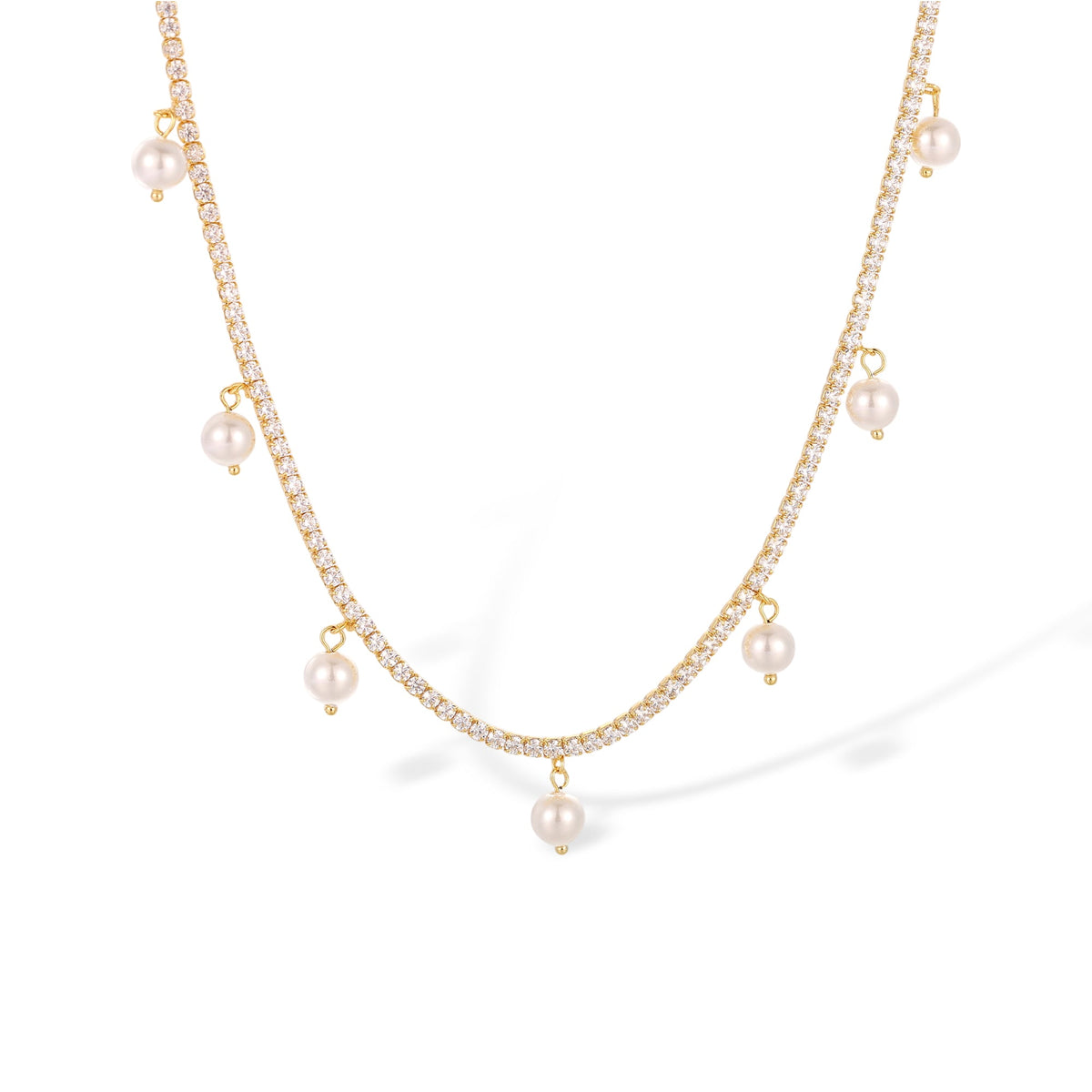 Marisol 14K Gold Pearl Necklace