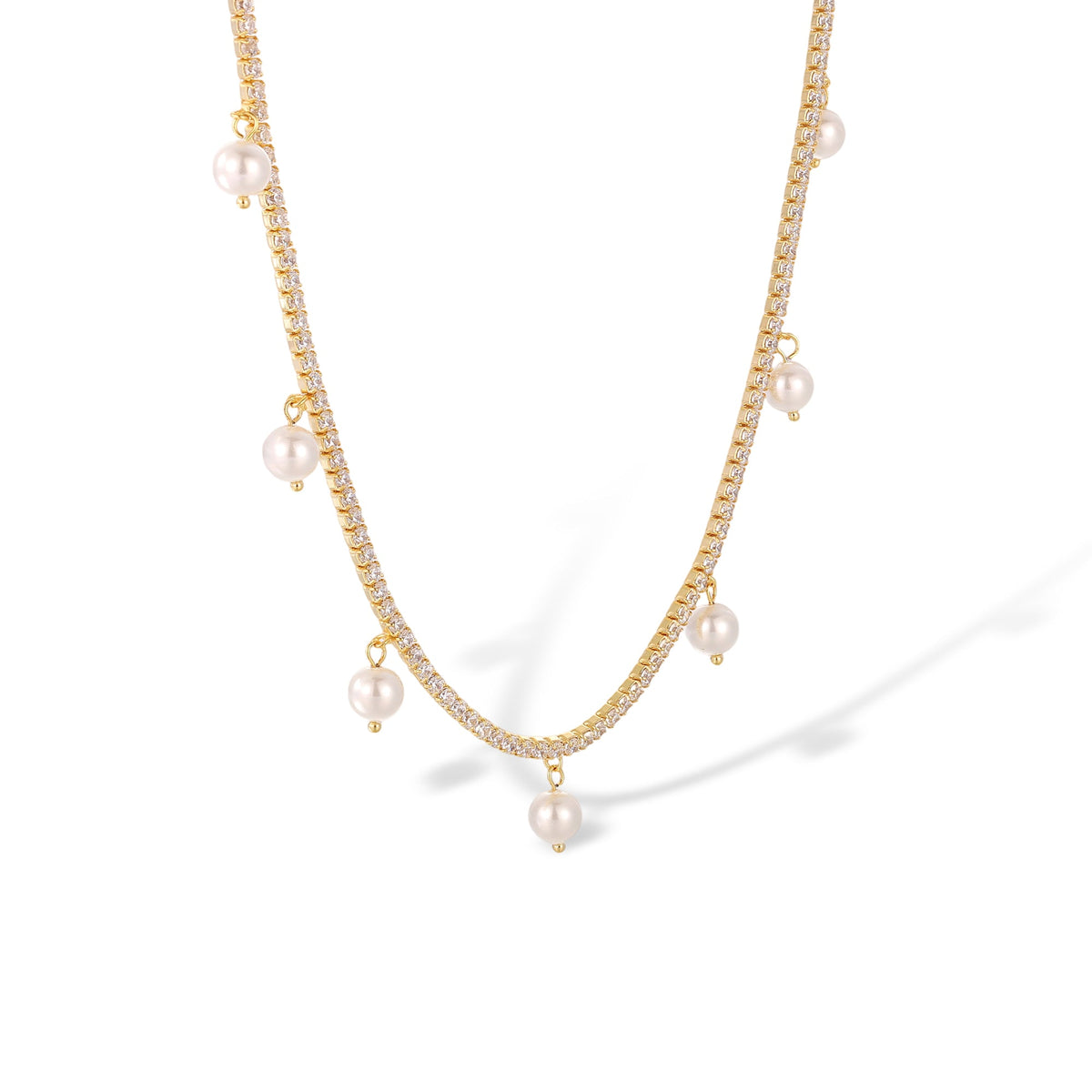 Marisol 14K Gold Pearl Necklace