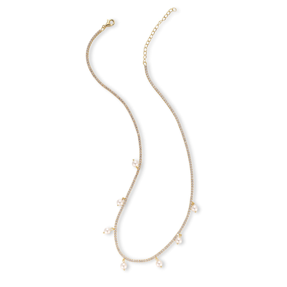 Marisol 14K Gold Pearl Necklace