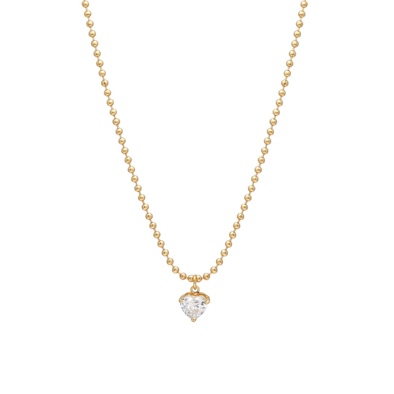 Marita 14K Gold Heart Necklace