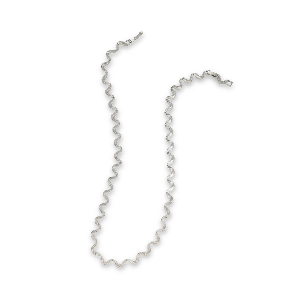 Marlen 14K Gold Wave Necklace
