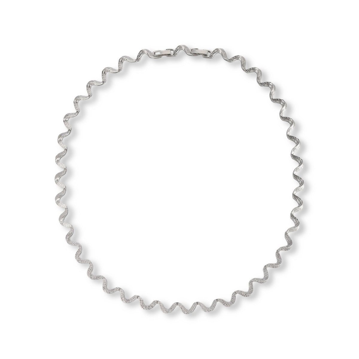 Marlen 14K Gold Wave Necklace