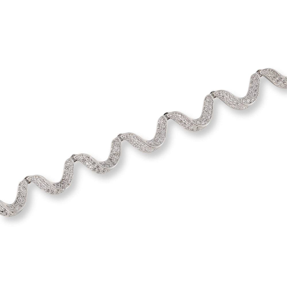 Marlen 14K Gold Wave Necklace