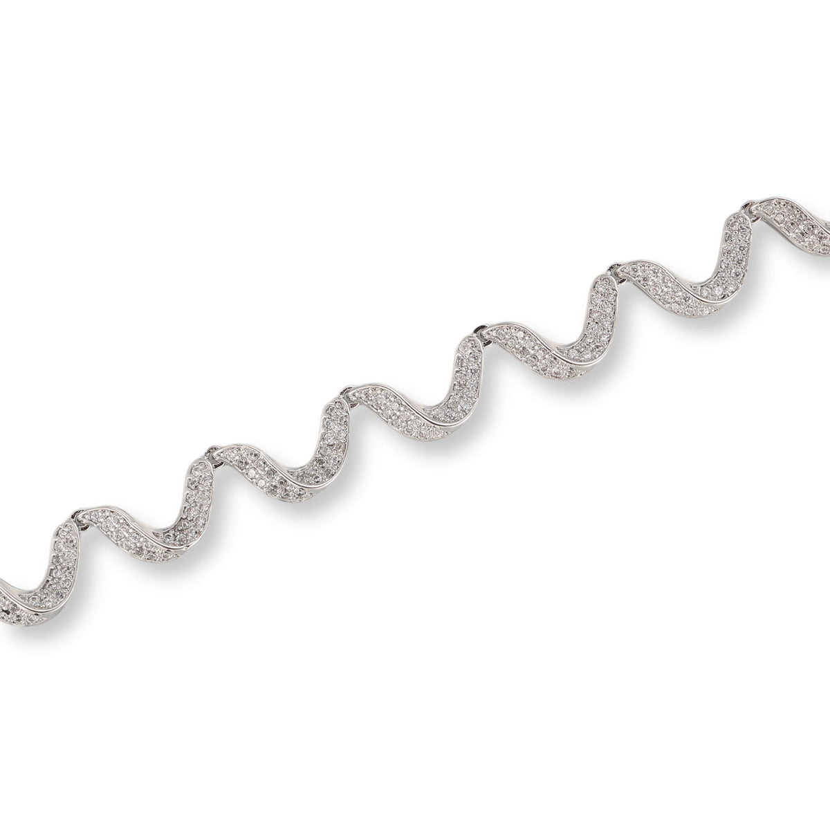 Marlen 14K Gold Wave Necklace
