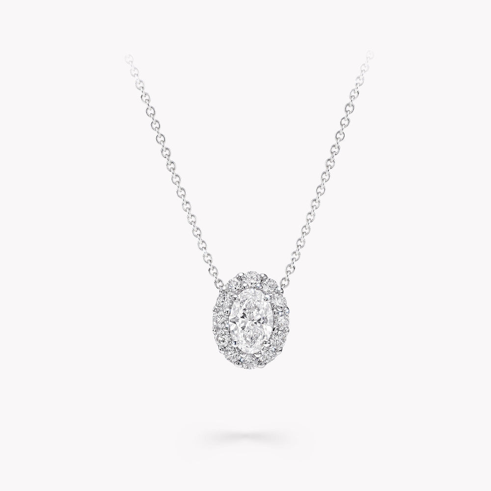 Marlène Lively Oval White Necklace