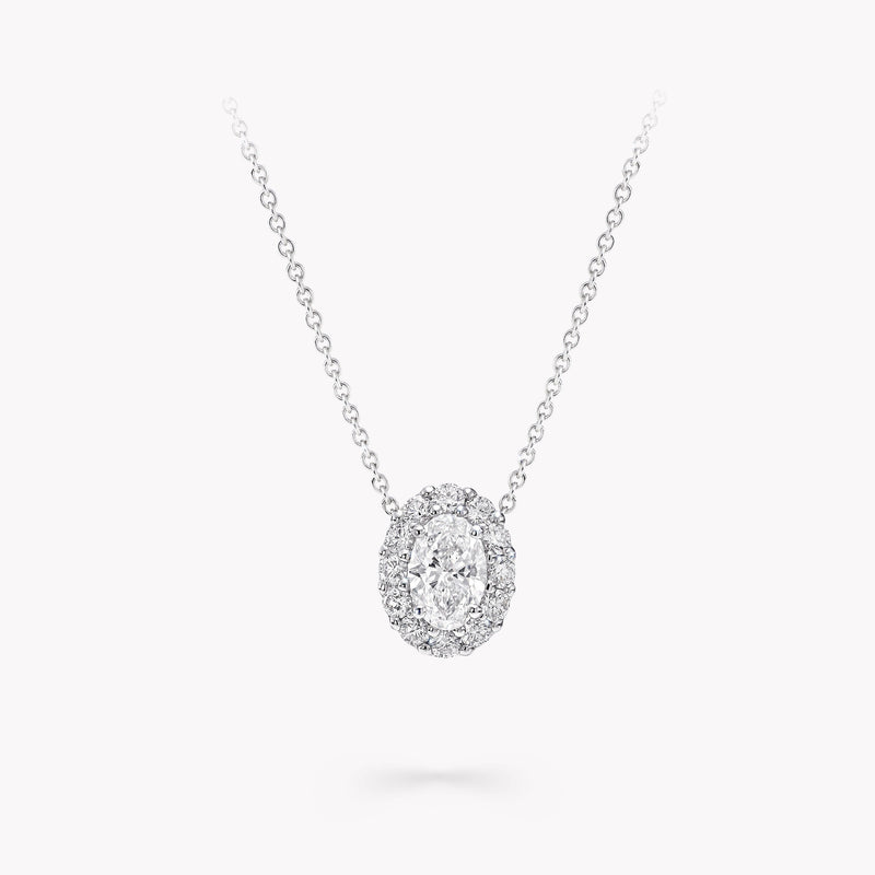 Marlène Lively Oval White Necklace