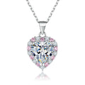 Maryline Pink Heart Necklace