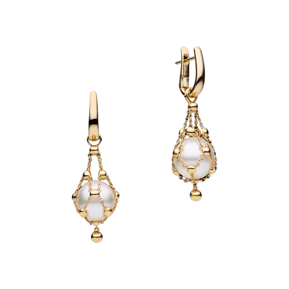 Mathilda 14K Yellow Gold Accent Pearl Earrings