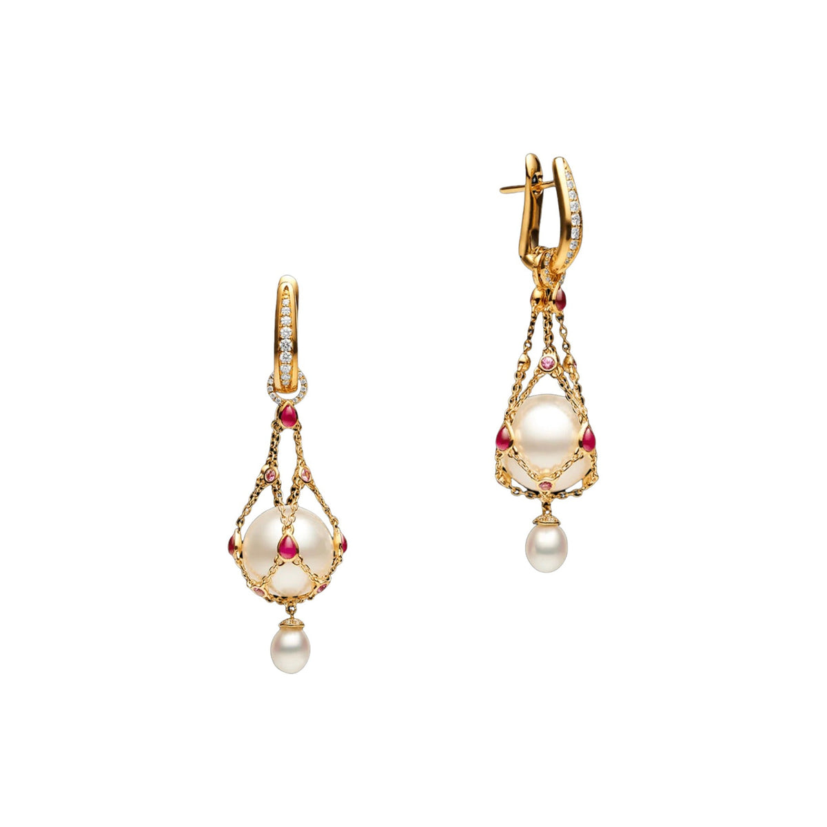 Mathilda Accent Pearl Earrings