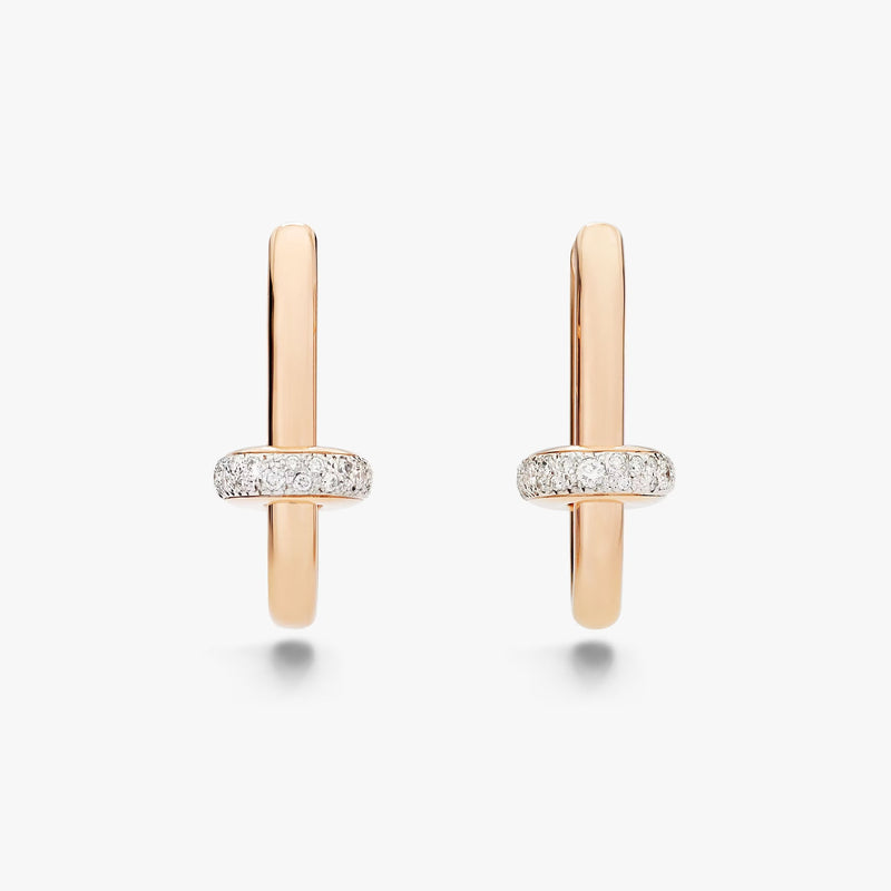 Meike Gold Belt Buckle Earrings