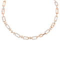 Meinhild 14K Gold Paperclip Rhombus Choker Necklace