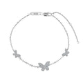 Meinlind White Butterfly Moissanite Bracelet