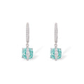 Meinrun Paraiba Cushion Earrings