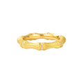 Melanie 14K Gold Bamboo Ring