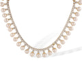 Myrtille White Pearl Choker Necklace
