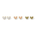 Nadine Heart Earring Set