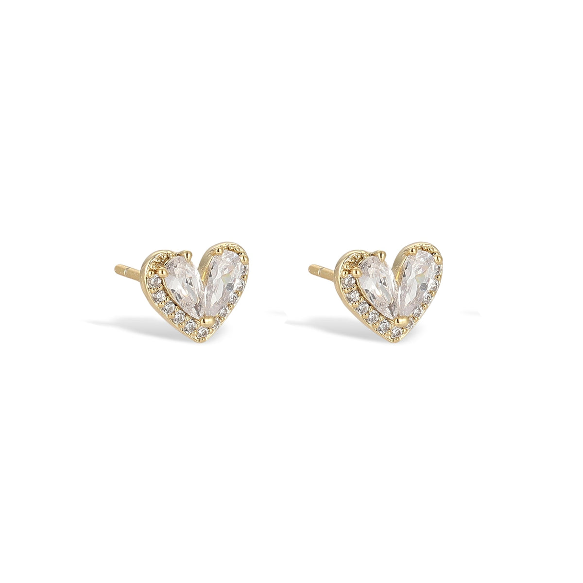 Nadine Heart Earring Set