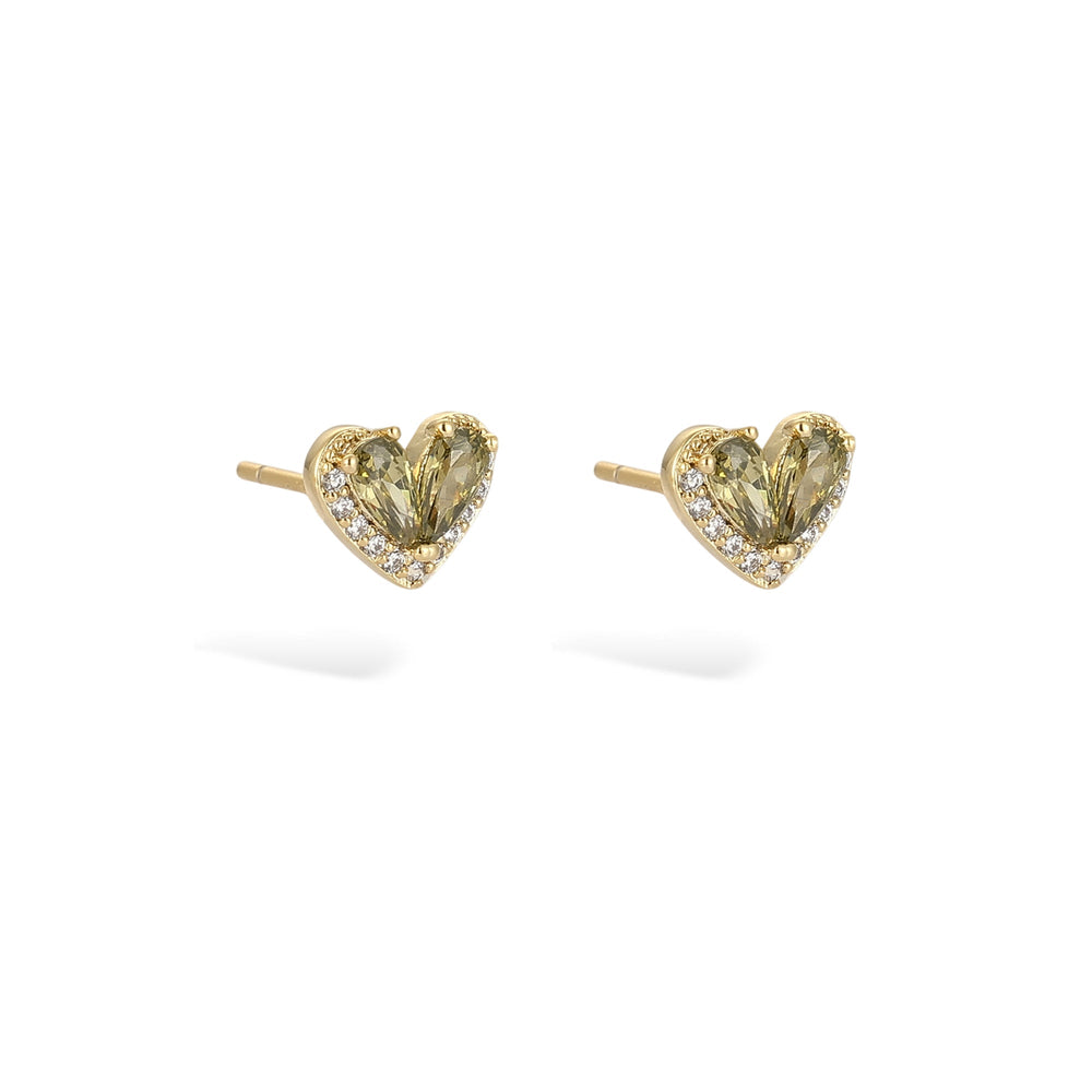 Nadine Heart Earring Set