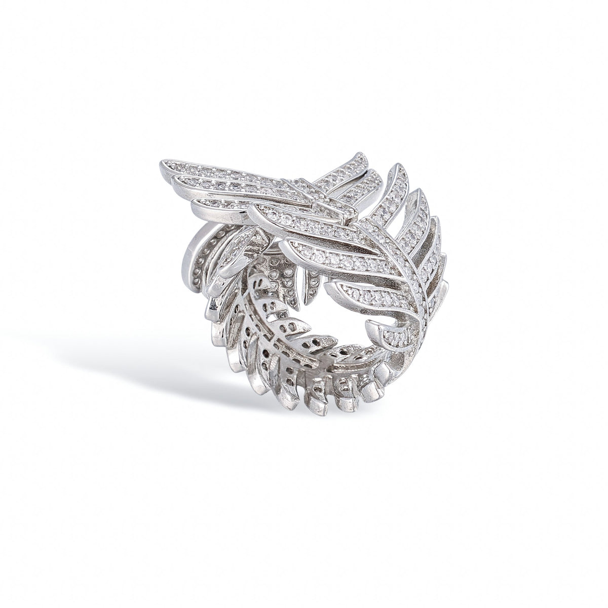 Naïs Silver Plume Open Ring