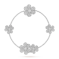 Nathalie White Floral Bracelet
