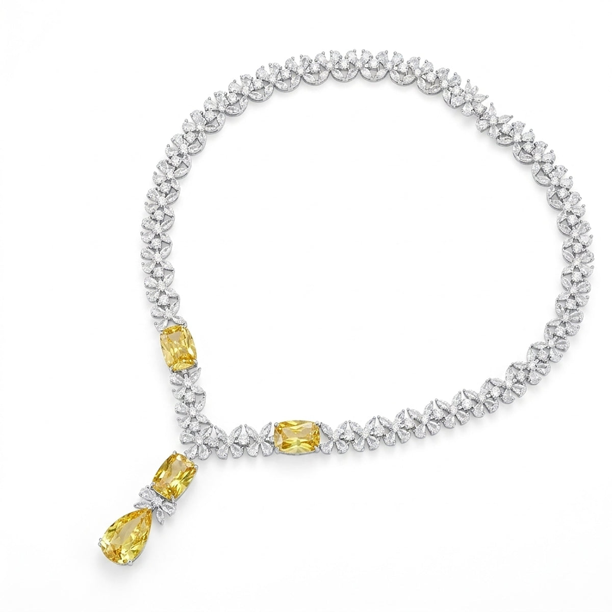 Nelly Butterfly Teardrop Necklace
