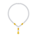 Nelly Butterfly Teardrop Necklace