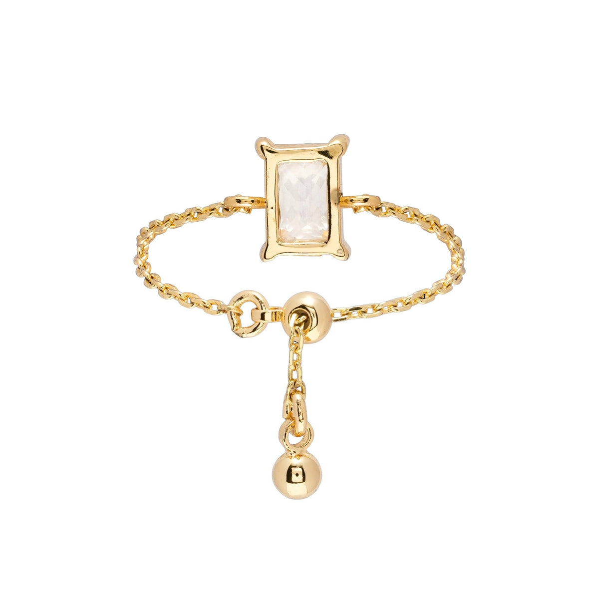 Nicoletta 14K Gold Emerald Ring