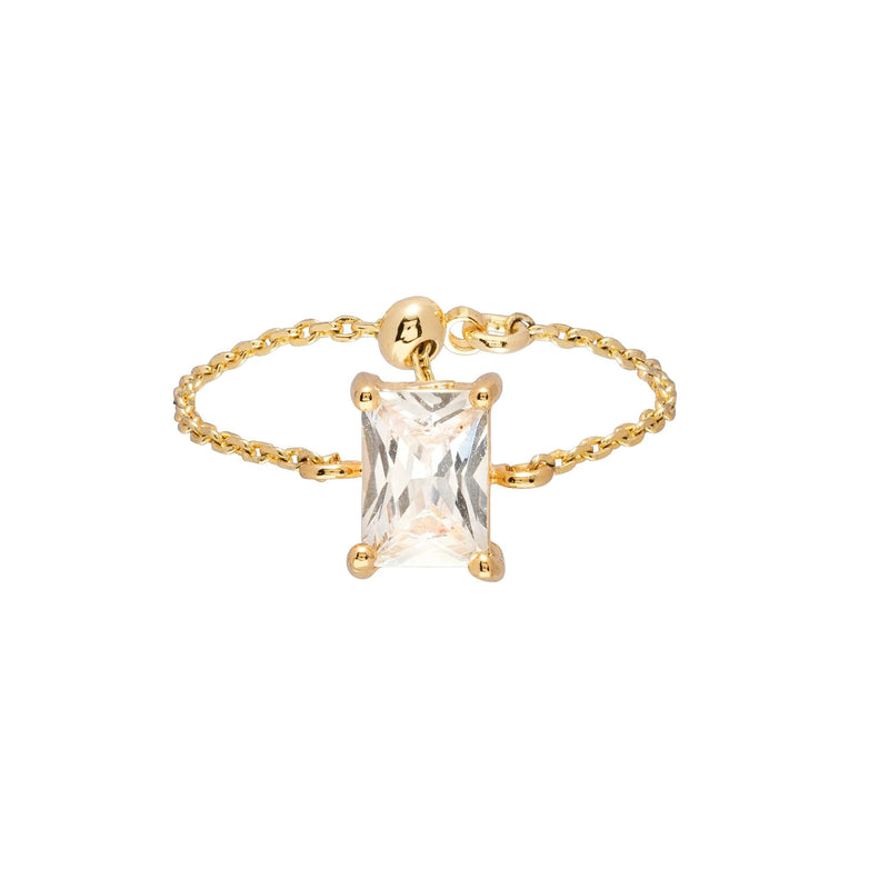 Nicoletta 14K Gold Emerald Ring