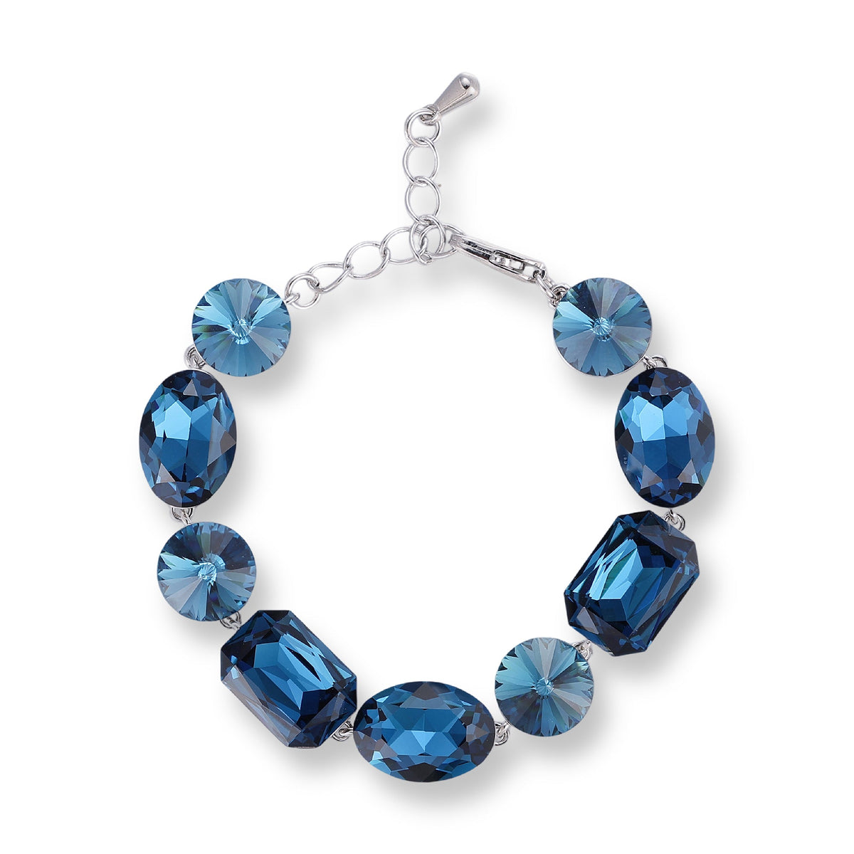 Noemi Navy Blue Mixed Shape Bracelet