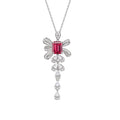 Nolwenn Red Dragonfly Necklace