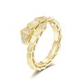 Nordhild 14K Gold Snake Moissanite Ring