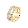 Nordlind 14K Hollow Double Band Ring