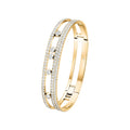 Nordlind 14K Hollow Double Bangle
