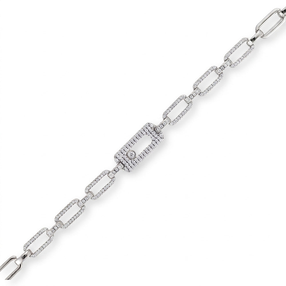 Odalind 14K Gold Rounded Rectanglar Bracelet