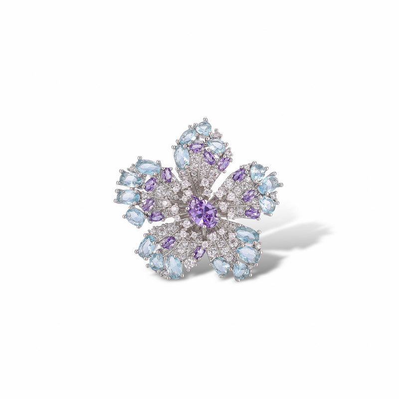 Odilia Floral Open Ring