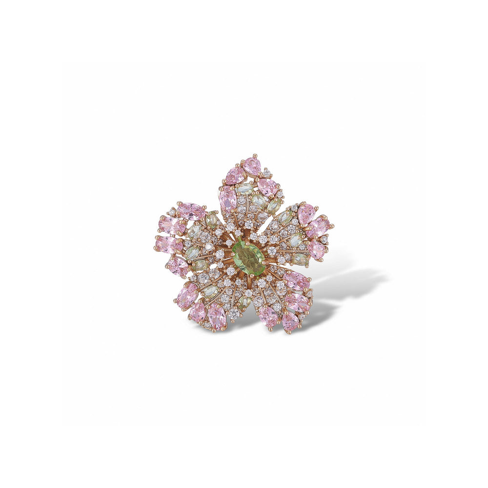 Odilia Floral Open Ring