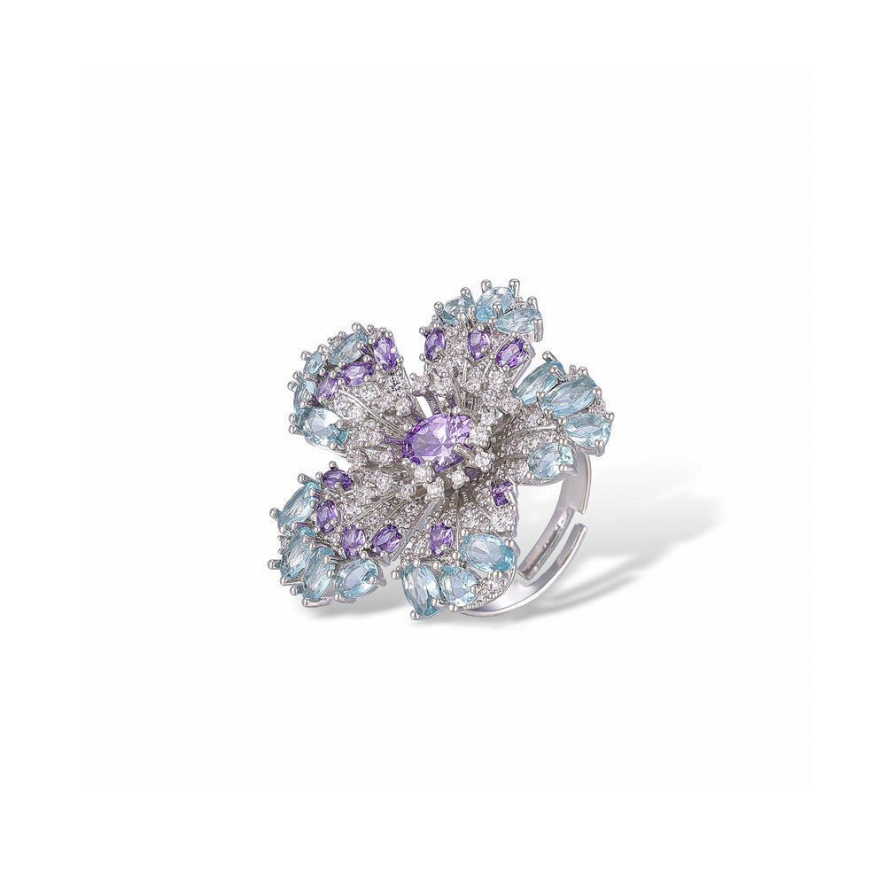 Odilia Floral Open Ring