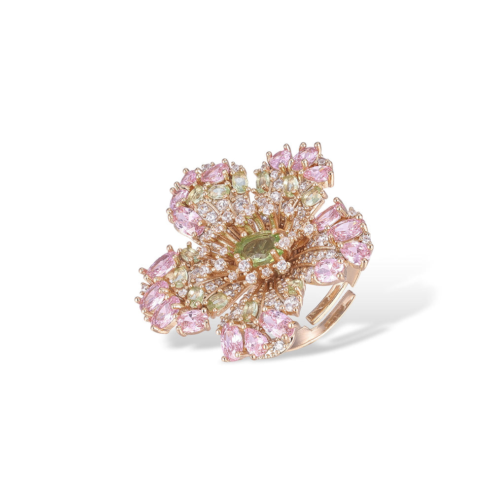 Odilia Floral Open Ring