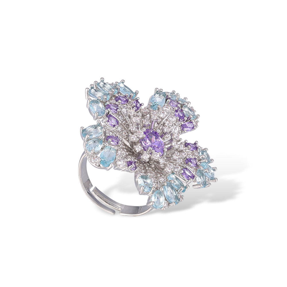 Odilia Floral Open Ring