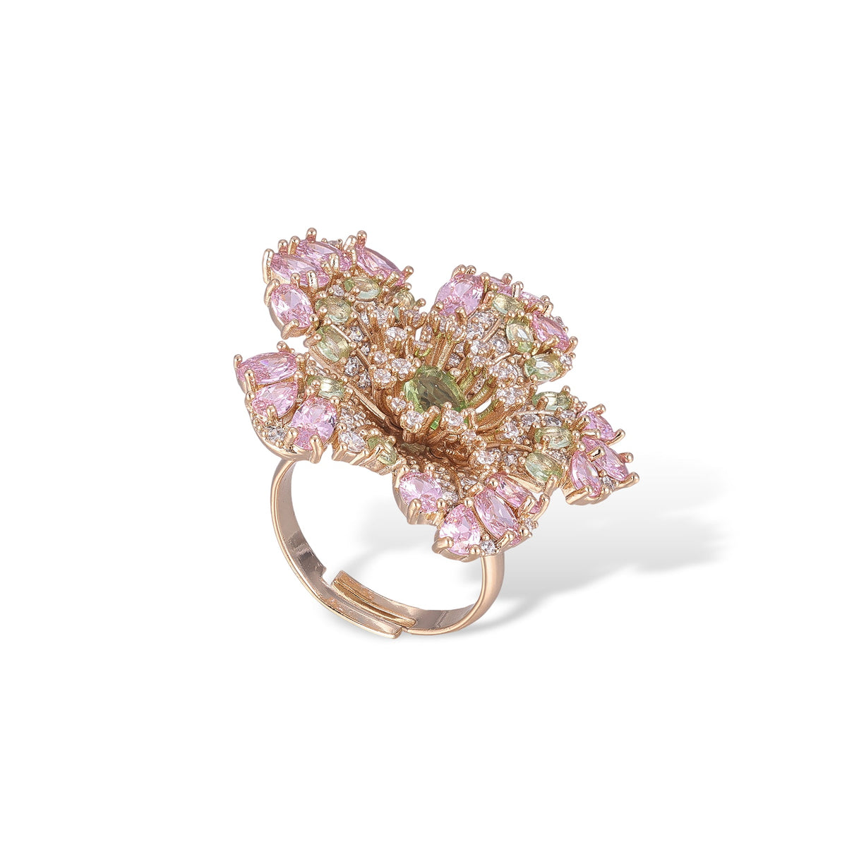 Odilia Floral Open Ring