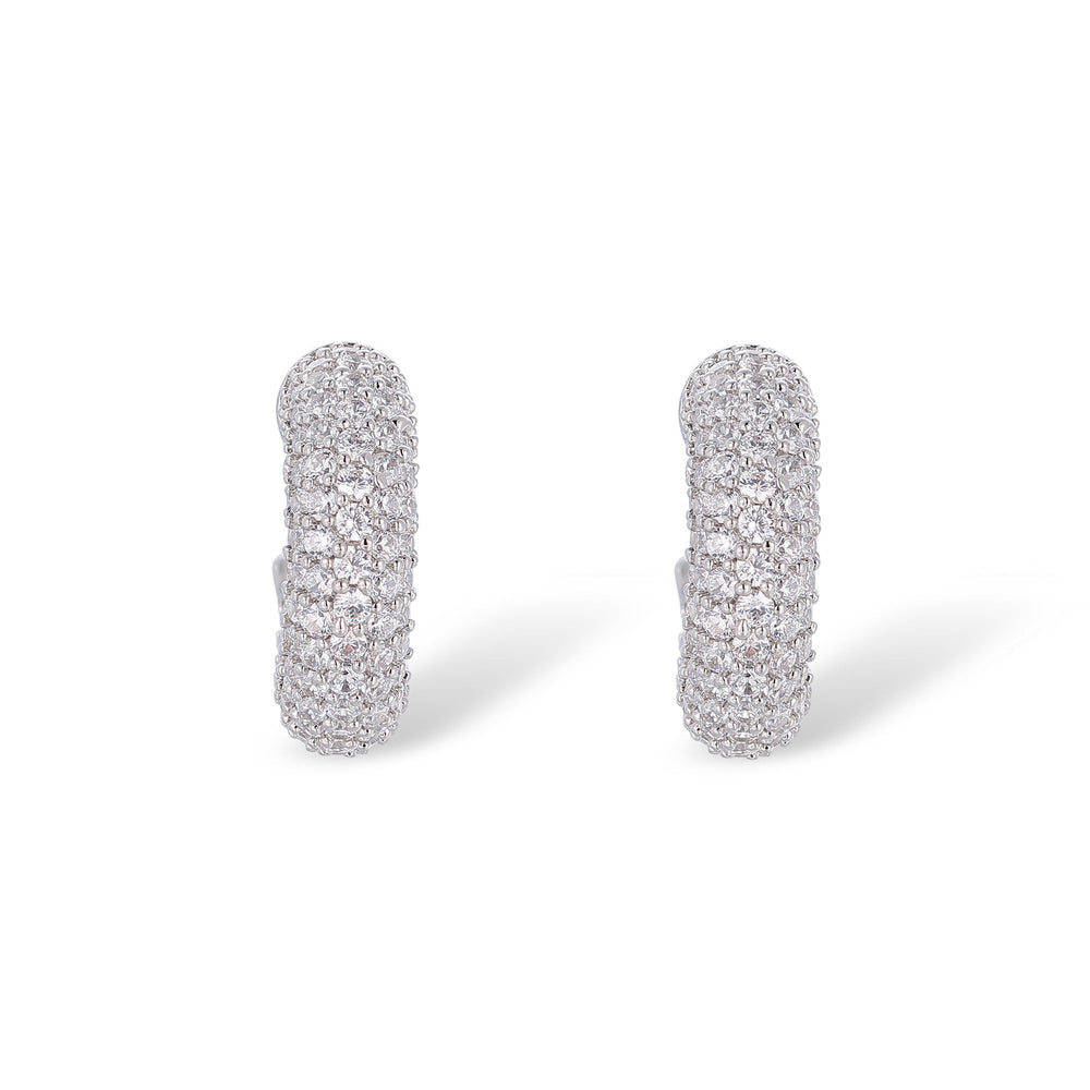 Olivia 14K Gold C Shape Earrings