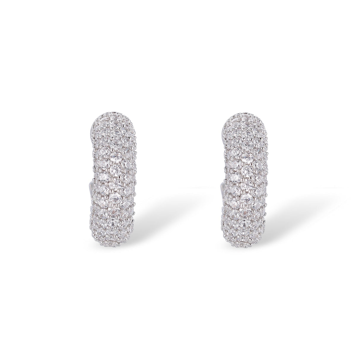 Olivia 14K Gold C Shape Earrings