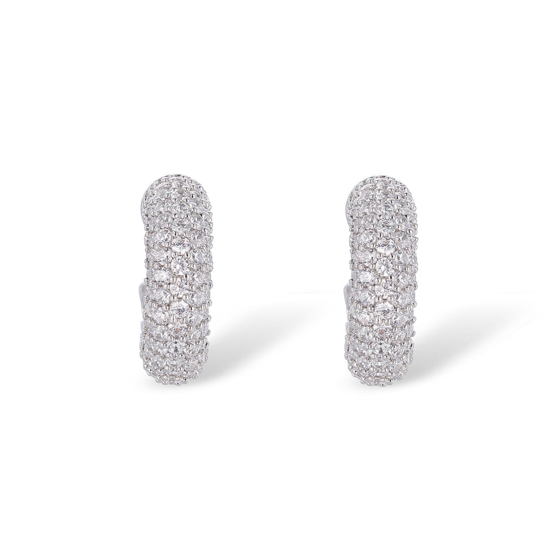 Olivia 14K Gold C Shape Earrings