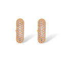 Olivia 14K Gold C Shape Earrings