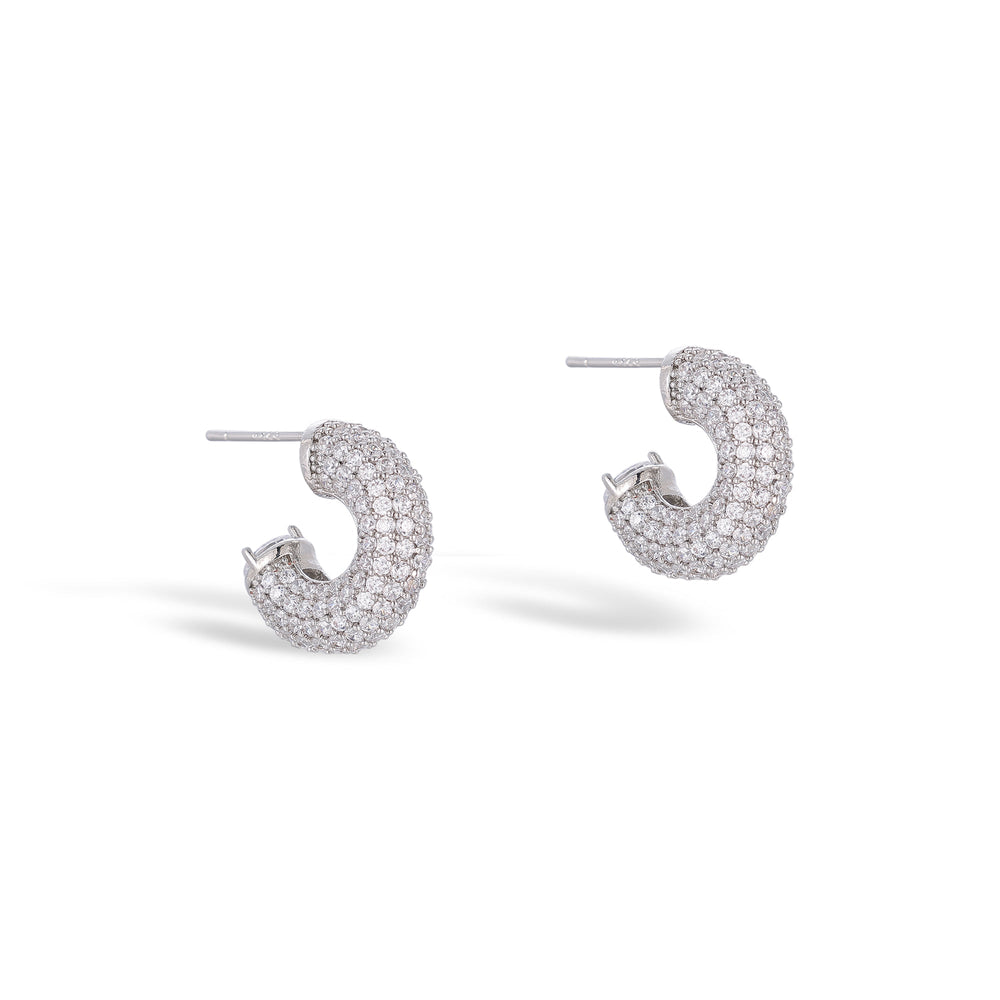 Olivia 14K Gold C Shape Earrings