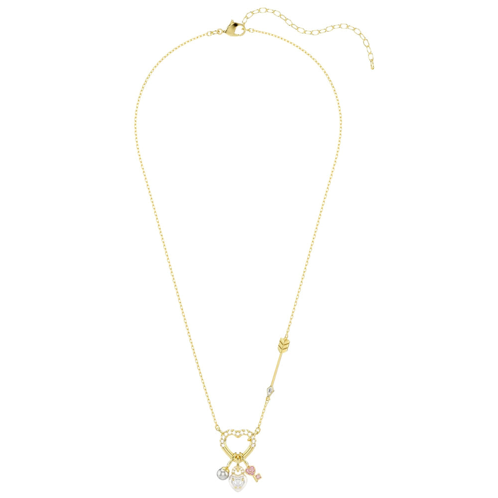 Ortrun 14K Gold Heart Pearl Necklace