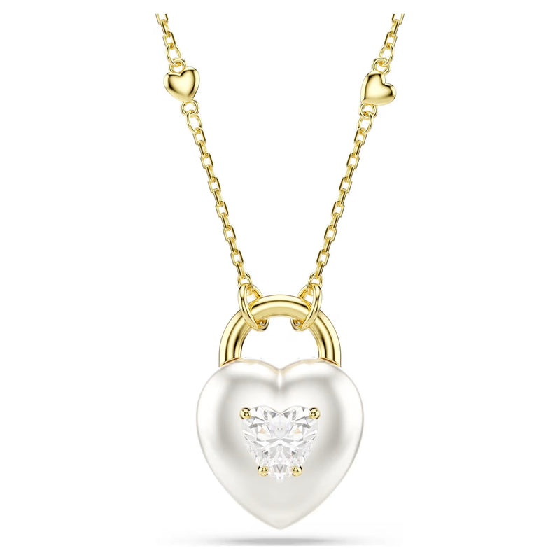 Ortrun White Heart Pearl Necklace