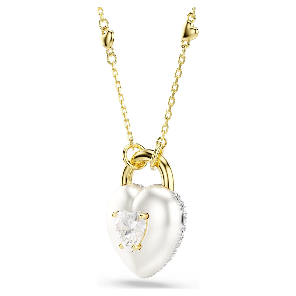 Ortrun White Heart Pearl Necklace