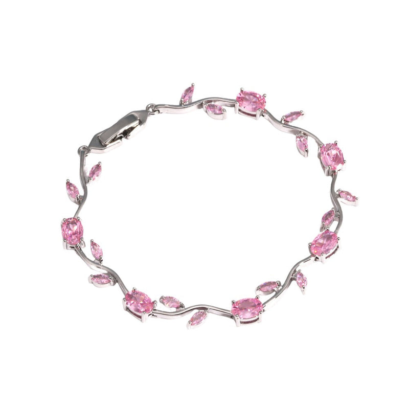 Ottilie Vine Pink Floral Bracelet