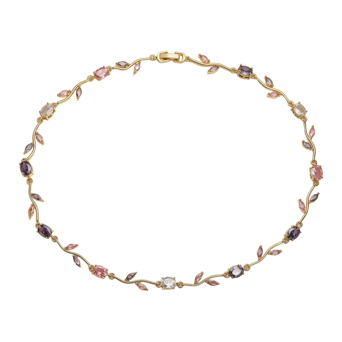 Ottilie Vine Multicolor Floral Necklace